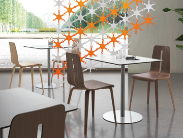 JOLLY - Square steel coffee table by Caimi Brevetti - view 3